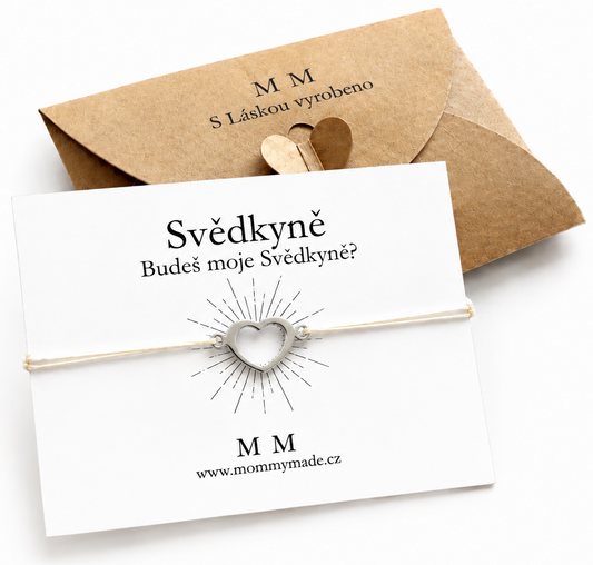 Náramek pro svědkyni Srdce