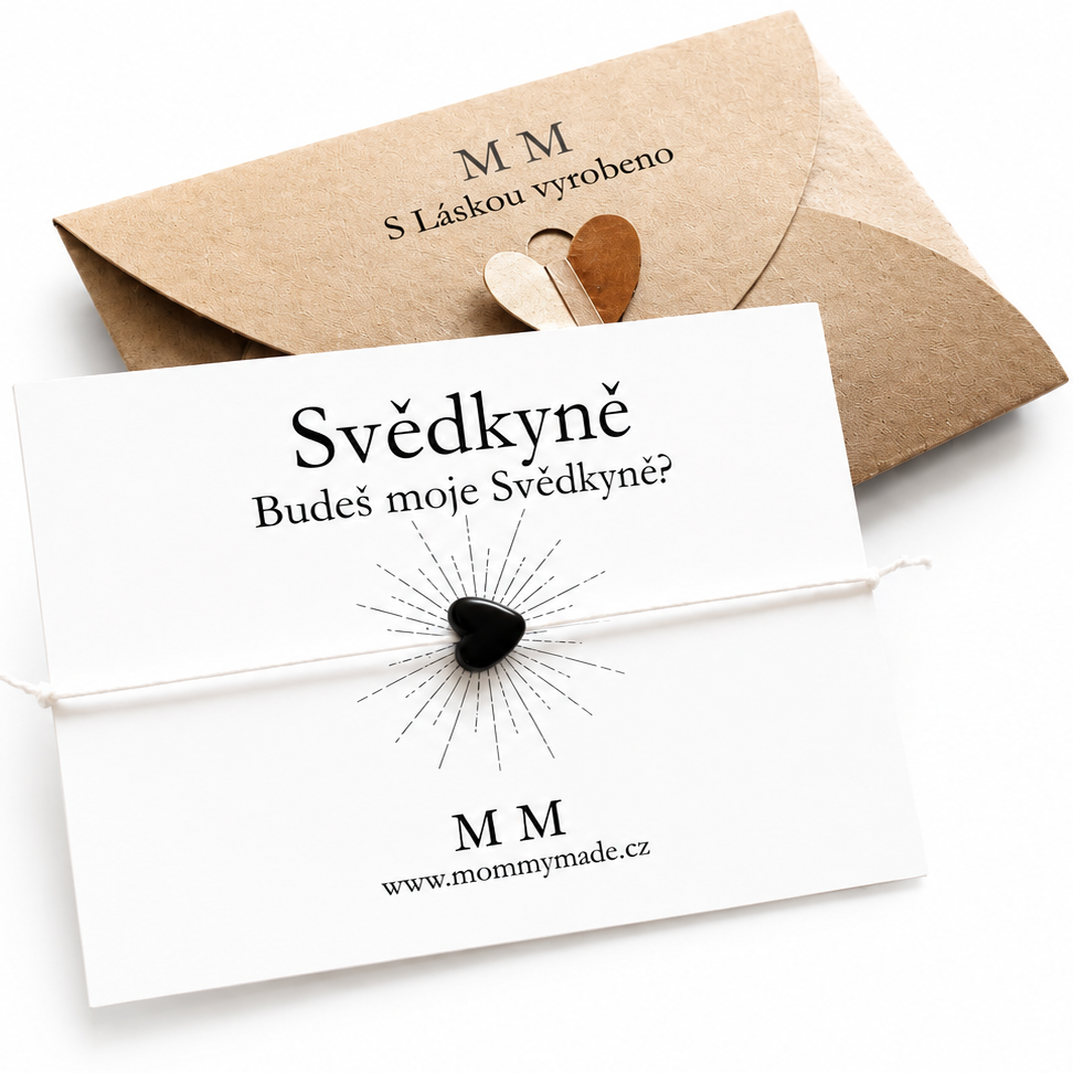 Náramek pro svědkyni Srdce mini