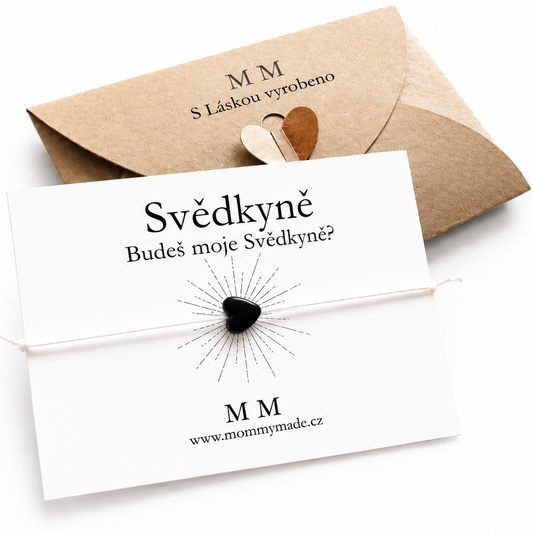 Náramek pro svědkyni Srdce mini