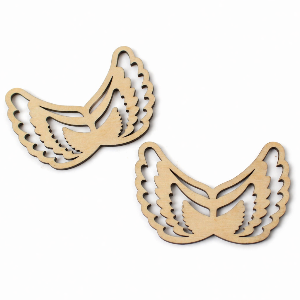 Dřevěná křídla pro macramé anděla