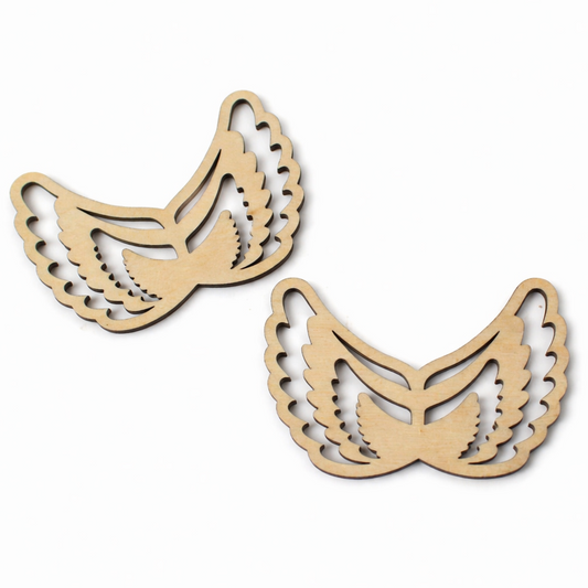 Dřevěná křídla pro macramé anděla