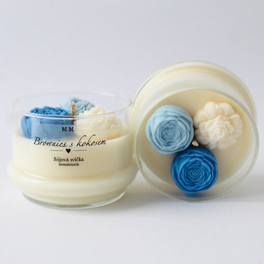 Sójová svíčka Brownies s kokosem