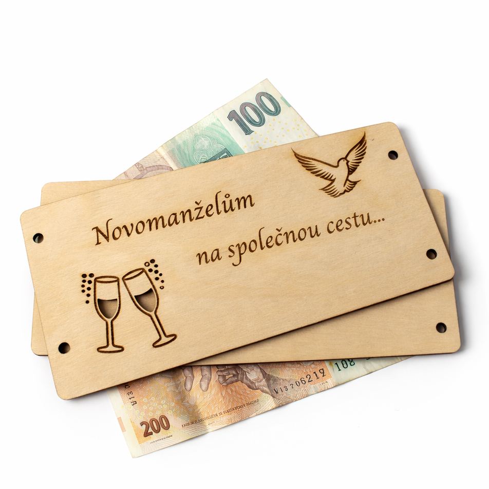 drevena obalka na penize
