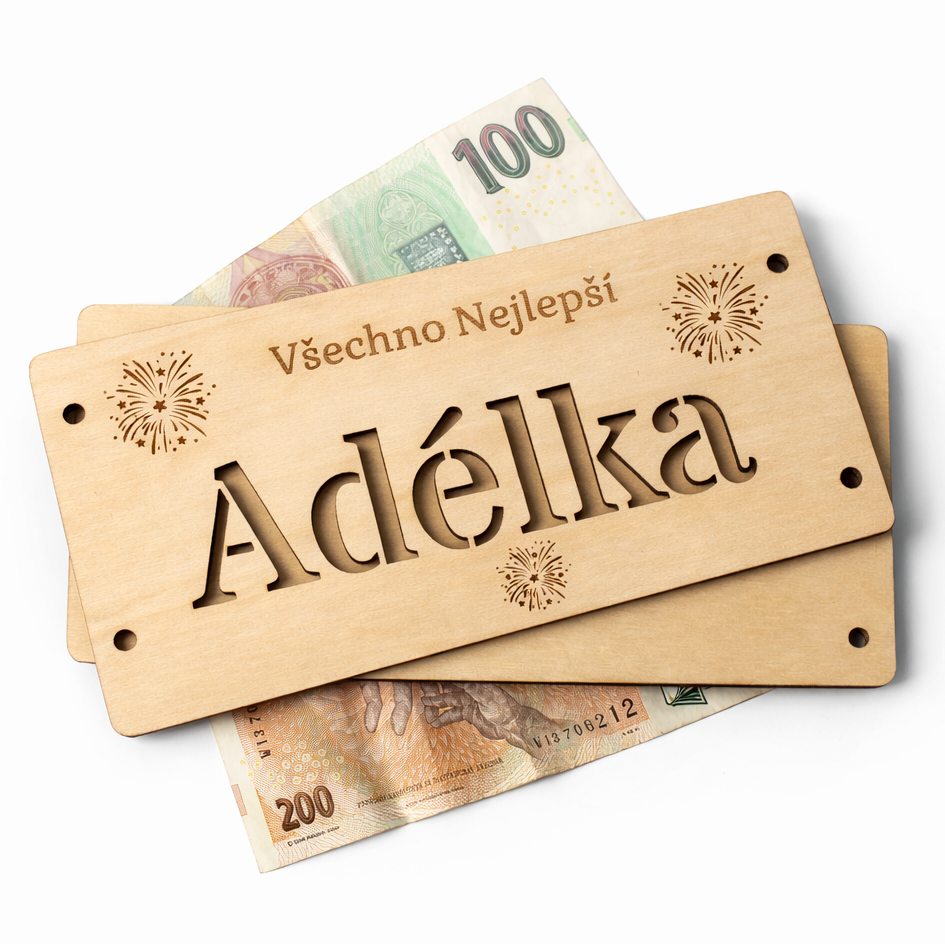 drevena obalka na penize