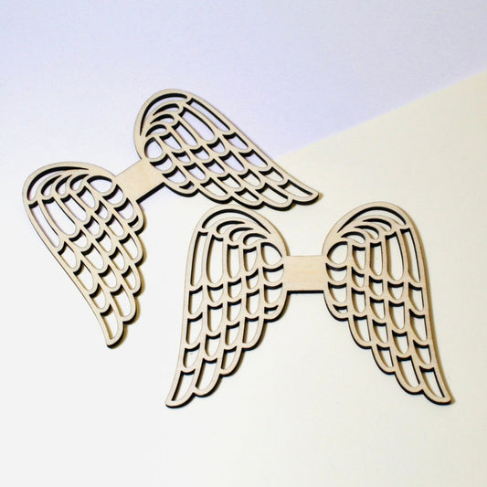 Dřevěná křídla pro macramé anděla