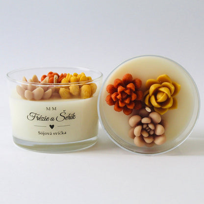 dekoracni sojova svicka
